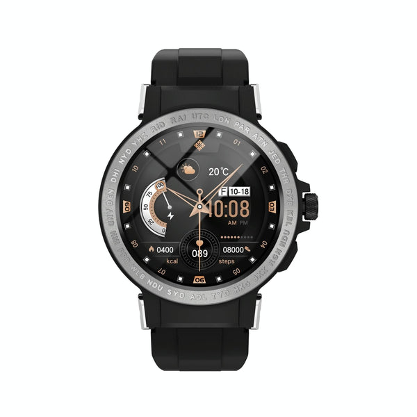 Waterproof Smart Watch With Colour Screen Ip68 Black Watches