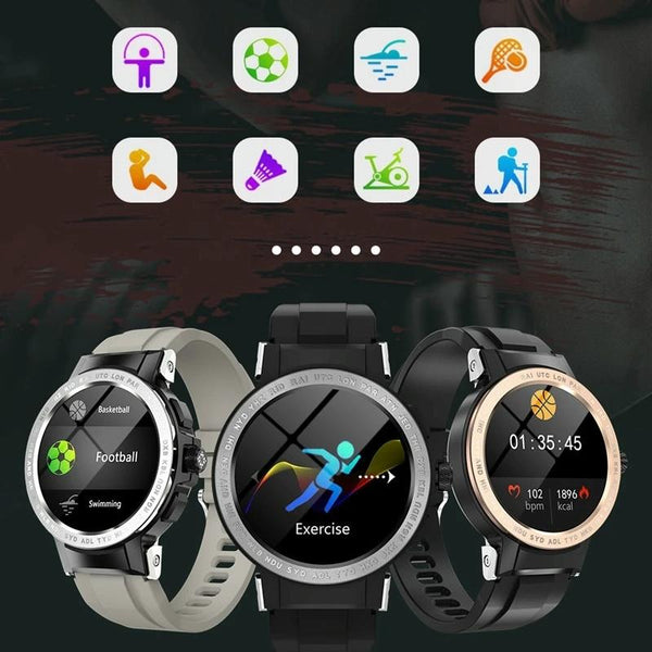 Waterproof Smart Watch With Colour Screen Ip68 Black Watches
