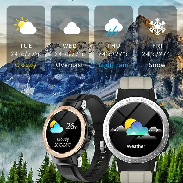 Waterproof Smart Watch With Colour Screen Ip68 Black Watches
