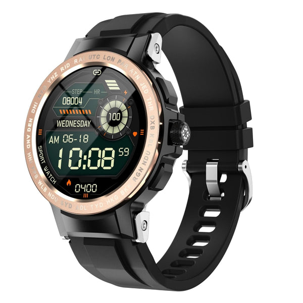 Waterproof Smart Watch With Colour Screen Ip68 Black Watches