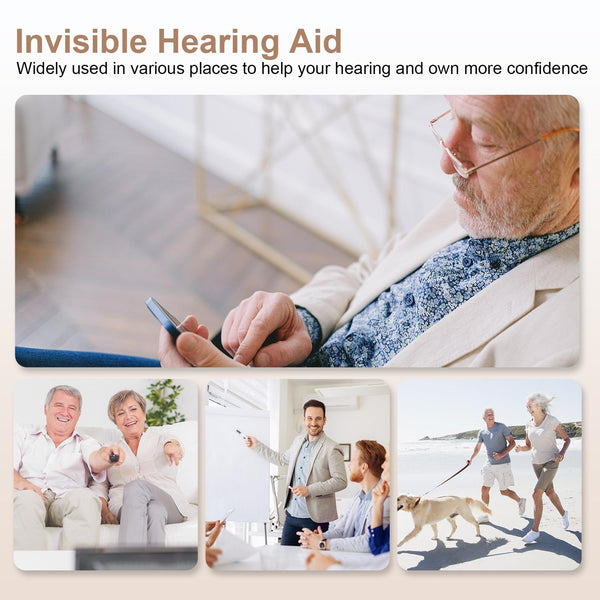 Digital In Ear Tws Hearing Aid Rechargeable & Invisible Skin Colour Other Health Care