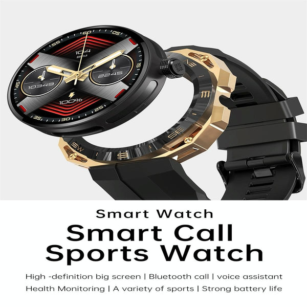 Smart Watch With Heart And Blood Monitoring Colour Screen Black Smart Watches