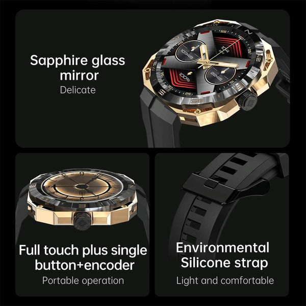 Smart Watch With Heart And Blood Monitoring Colour Screen Black Smart Watches