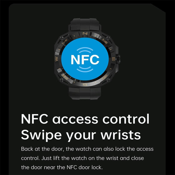 Smart Watch With Heart And Blood Monitoring Colour Screen Black Smart Watches