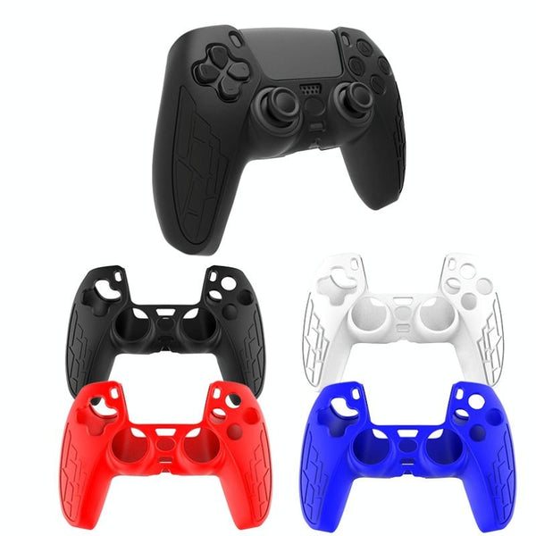 Thickened Non Slip Silicone Case For Ps5 Gamepad Protective Cover White Other Video Game Accessories