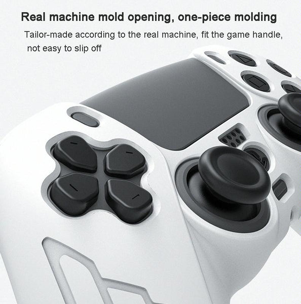 Thickened Non Slip Silicone Case For Ps5 Gamepad Protective Cover White Other Video Game Accessories