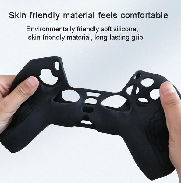 Thickened Non Slip Silicone Case For Ps5 Gamepad Protective Cover White Other Video Game Accessories