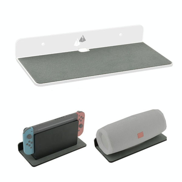 Bluetooth Wall Storage Bracket Home Living Room Organizer White Speaker Mounts & Stands