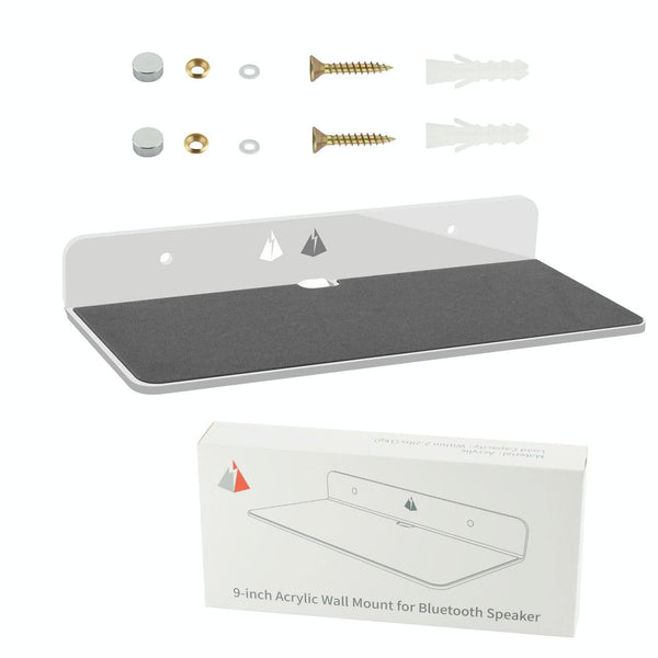 Bluetooth Wall Storage Bracket Home Living Room Organizer White Speaker Mounts & Stands