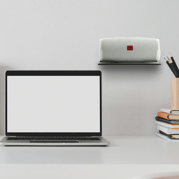 Bluetooth Wall Storage Bracket Home Living Room Organizer White Speaker Mounts & Stands