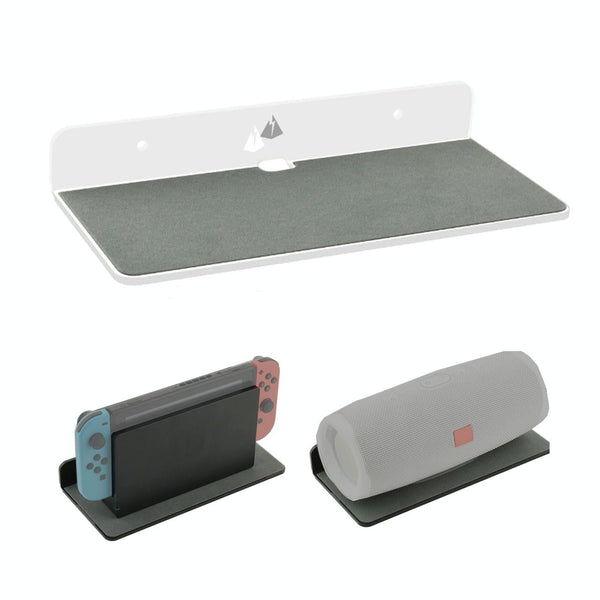 Bluetooth Wall Storage Bracket Home Living Room Organizer White Speaker Mounts & Stands