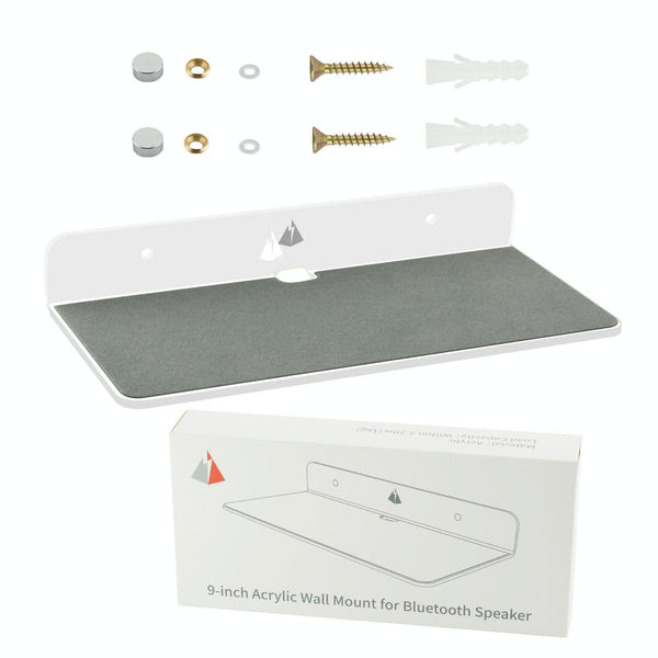 Bluetooth Wall Storage Bracket Home Living Room Organizer White Speaker Mounts & Stands