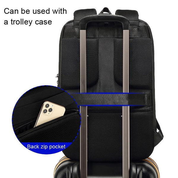 Large Capacity Business Backpack For Men Skv Commute Blue Bags