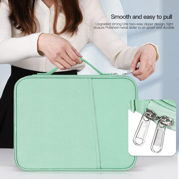Leather Bag With Cloth Texture Blue Bags
