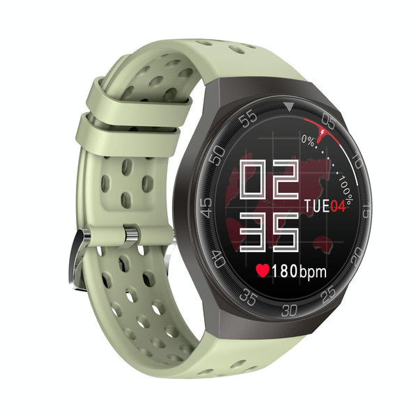 1.28 Inch Ips Screen Bluetooth 5.0 Ip67 Waterproof Smart Watch Green Smart Watches