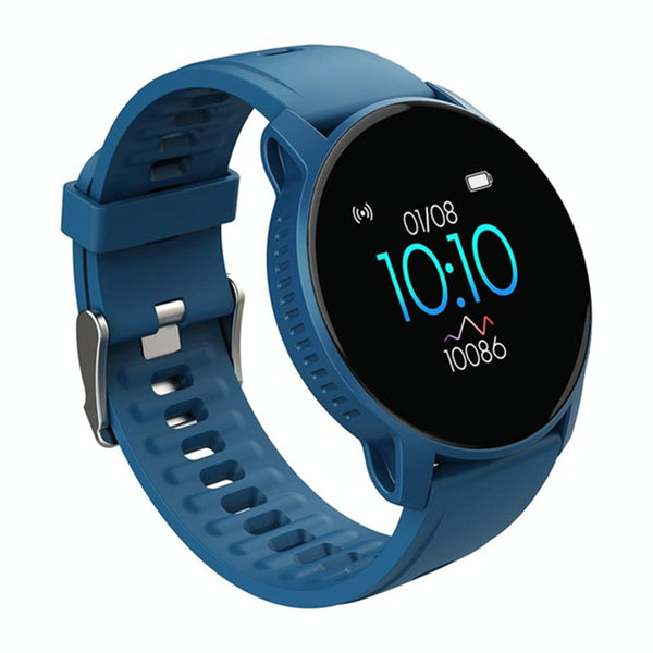 Smart Bracelet With Heart Rate Pedometer And Sleep Monitor Blue Activity Trackers