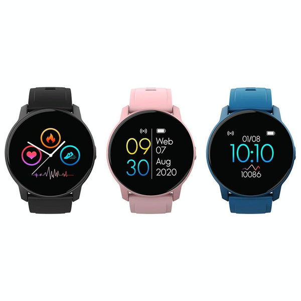 Smart Bracelet With Heart Rate Pedometer And Sleep Monitor Blue Activity Trackers