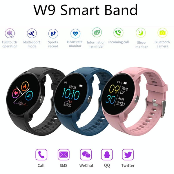 Smart Bracelet With Heart Rate Pedometer And Sleep Monitor Blue Activity Trackers