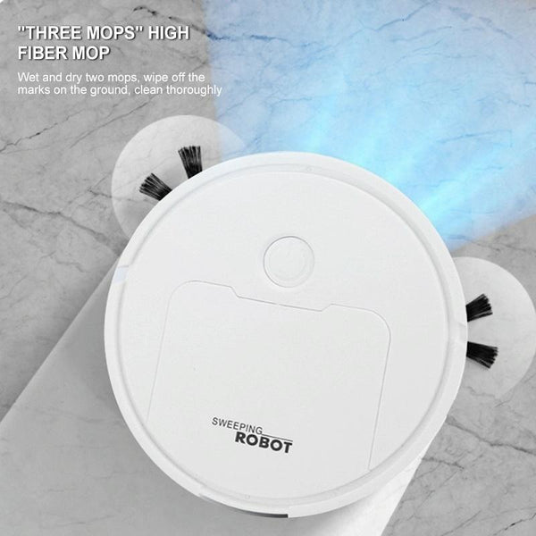 Intelligent 3 1 Mini Sweeping Robot Vacuum Black Vacuum Cleaners