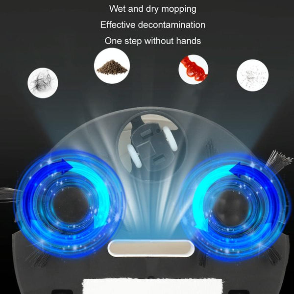 Intelligent 3 1 Mini Sweeping Robot Vacuum Black Vacuum Cleaners