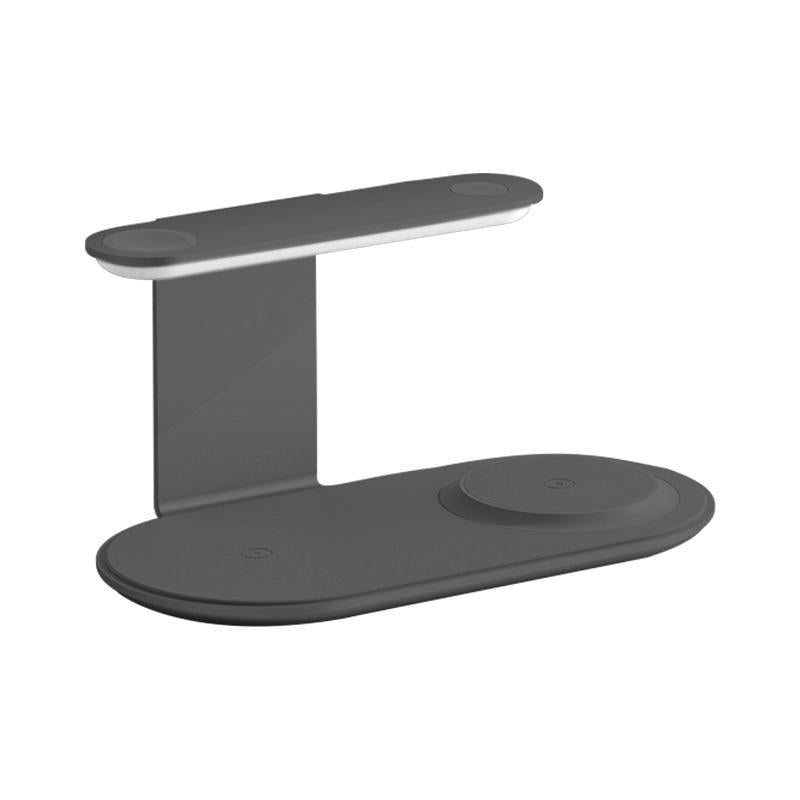 3 In 1 Wireless Charger With Night Light 15W Black Chargers & Cradles