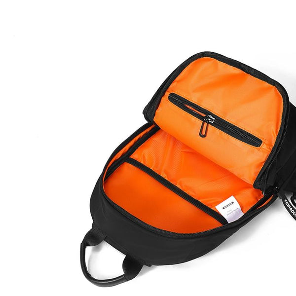 Oxford Chest Bag For Men With Glasses Hang Belt Black Bags