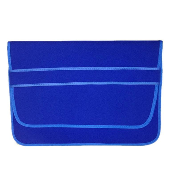 Horizontal Flap Clutch Bag With Neoprene Laptop Lining Black 12 Inch Laptop Cases & Bags