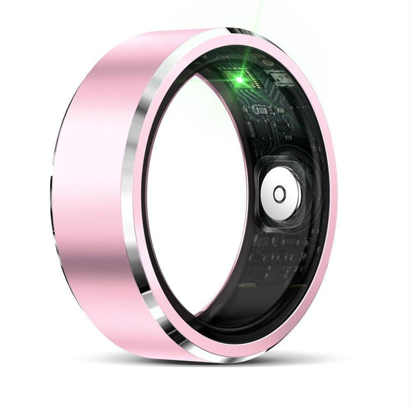 Smart Ring For Health Monitoring & Multiple Sports Modes Size 10 Silver Activity Trackers