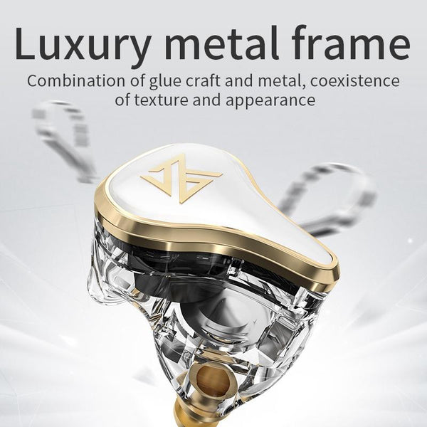 Hybrid Bluetooth 5.2 True Wireless Tws Earphones Kz Sk10 White Earbuds