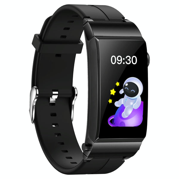 1.5 Inch Silicone Band Earphone Detachable Ip68 Waterproof Smart Watch Support Bluetooth Call Black Smart Watches