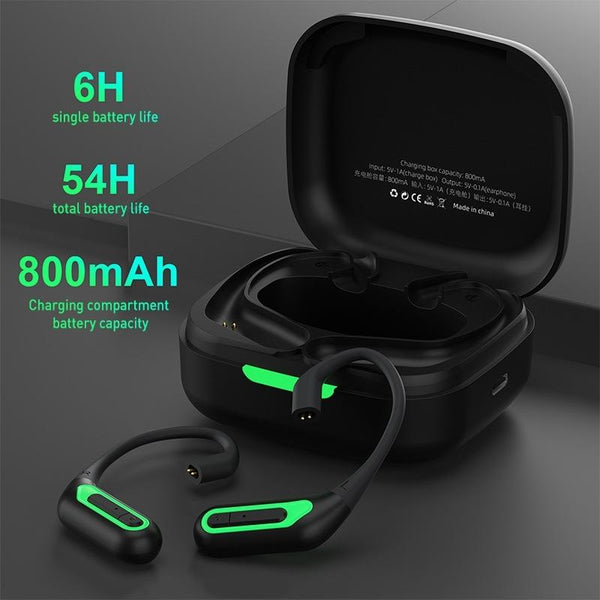 Wireless Bluetooth Headset With Interface Adaptation Black Headsets