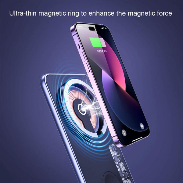 2 In 1 Magnetic Wireless Charger Grey Chargers & Cradles