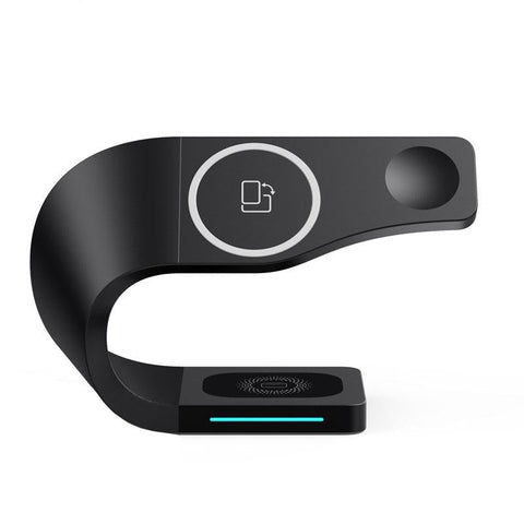 4 In 1 Wireless Charger For Phone Watch Airpods Black Chargers & Docking Stations