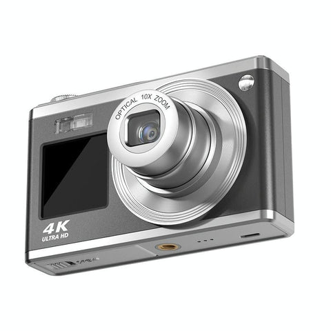 4K Hd Optical Zoom Digital Camera 60Mp Dual Screen Selfie (No Memory) Digital Cameras