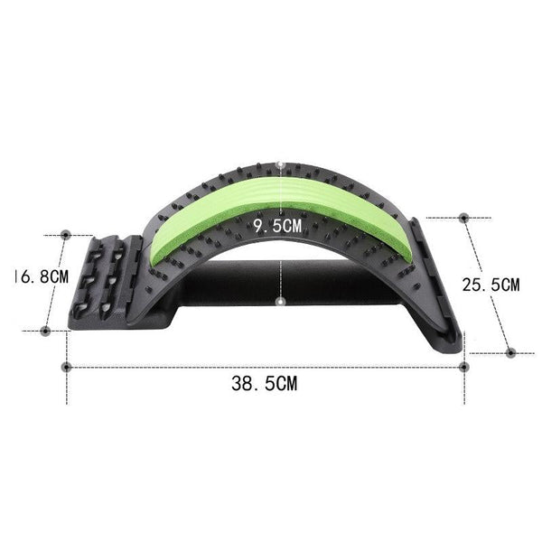 Spine Stretcher For Lumbar Disc Relief Black Blue Massagers