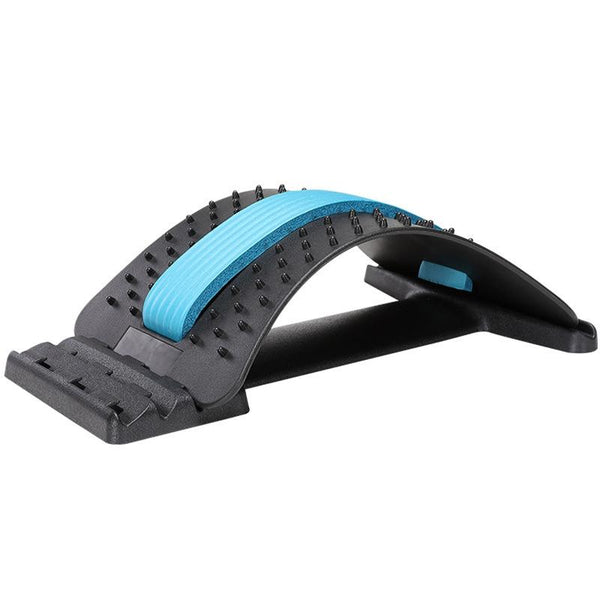 Spine Stretcher For Lumbar Disc Relief Black Blue Massagers