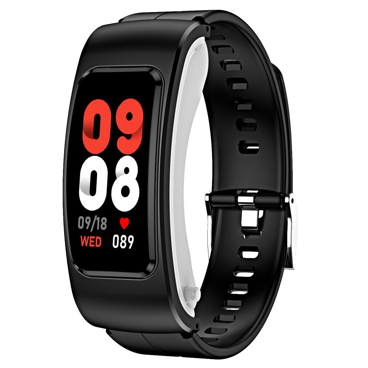 1.08 Inch Waterproof Smart Watch With Bluetooth Call Black Smart Watches