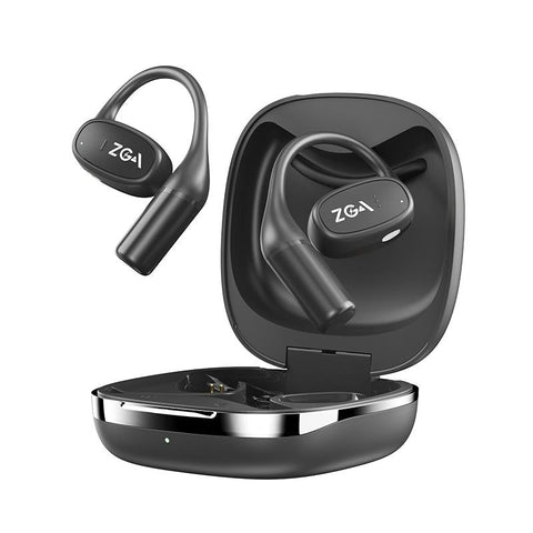 Wireless Bluetooth Earphone Mounted Black Headphones