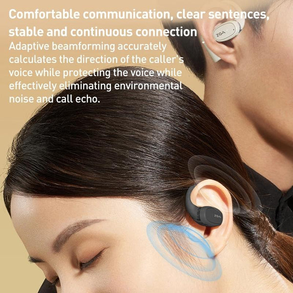 Wireless Bluetooth Earphone Mounted Black Headphones