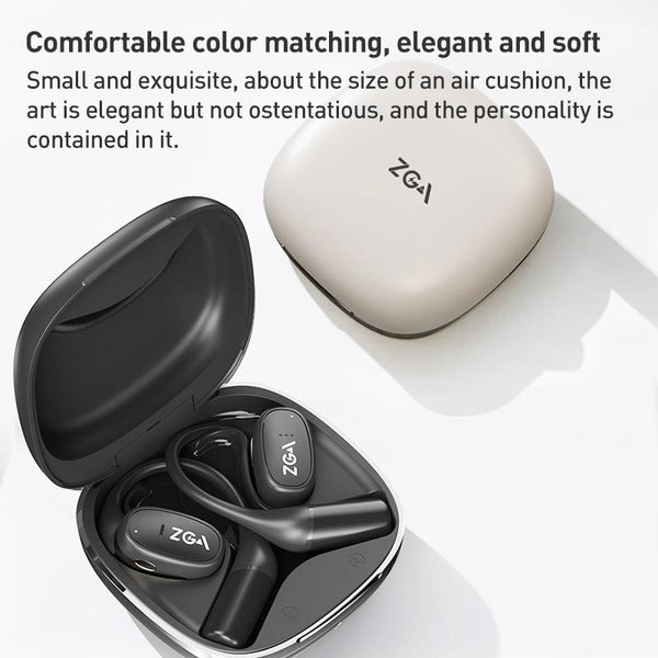 Wireless Bluetooth Earphone Mounted Black Headphones