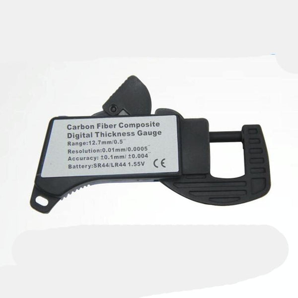 Digital Thickness Gauge For Professional Construction Plastic Red Other Test & Measurement