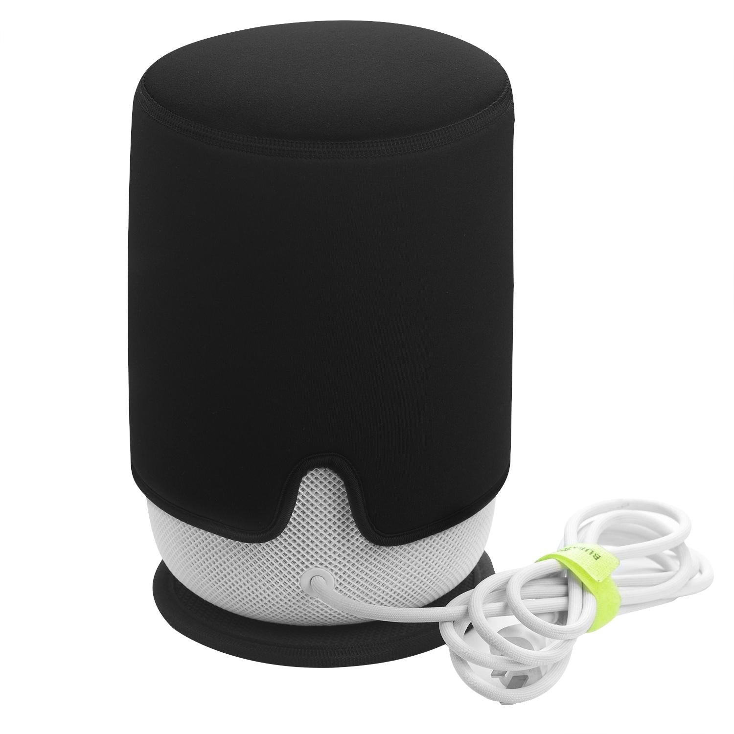 Black Dustproof Case For Homepod / Mini 2 Speaker With Anti Slip Pad Audio Docks & Mini Speakers