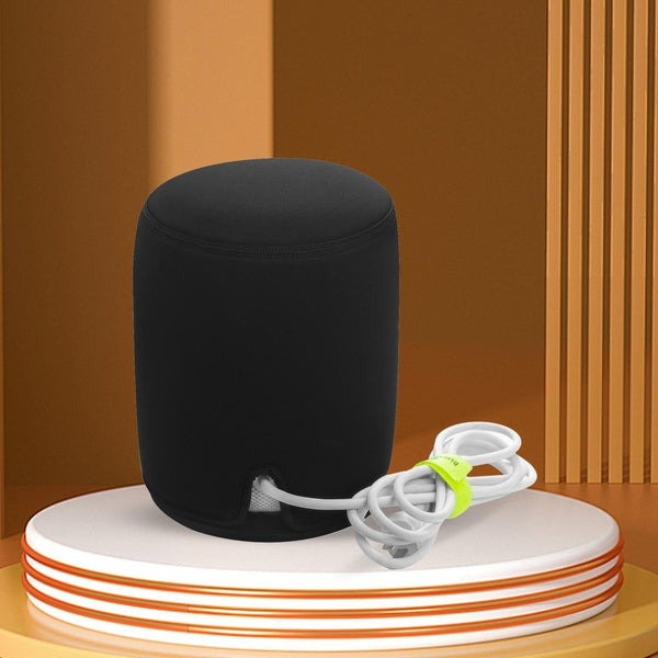 Black Dustproof Case For Homepod / Mini 2 Speaker With Anti Slip Pad Audio Docks & Mini Speakers