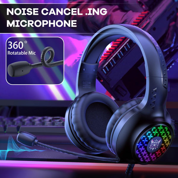 Rgb Gaming Headset With Usb + 3.5Mm Headsets