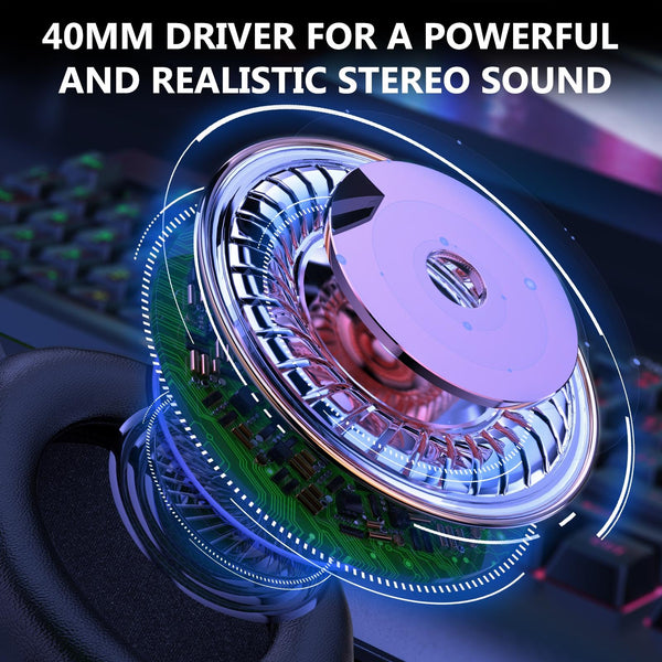 Rgb Gaming Headset With Usb + 3.5Mm Headsets