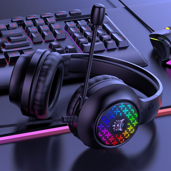 Rgb Gaming Headset With Usb + 3.5Mm Headsets