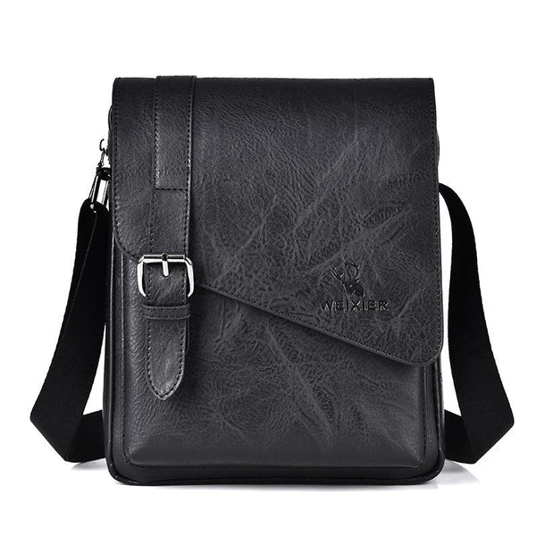 Retro Crossbody Messenger Bag Large Capacity Black Bags