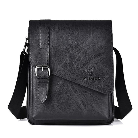 Retro Crossbody Messenger Bag Large Capacity Black Bags