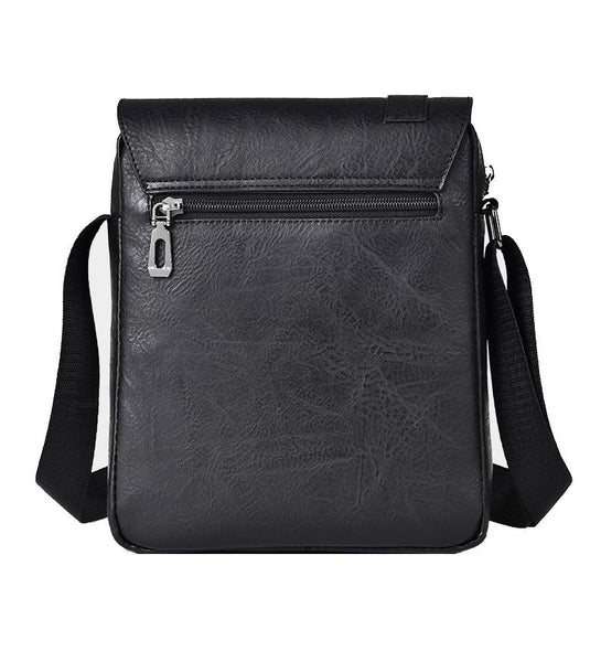Retro Crossbody Messenger Bag Large Capacity Black Bags