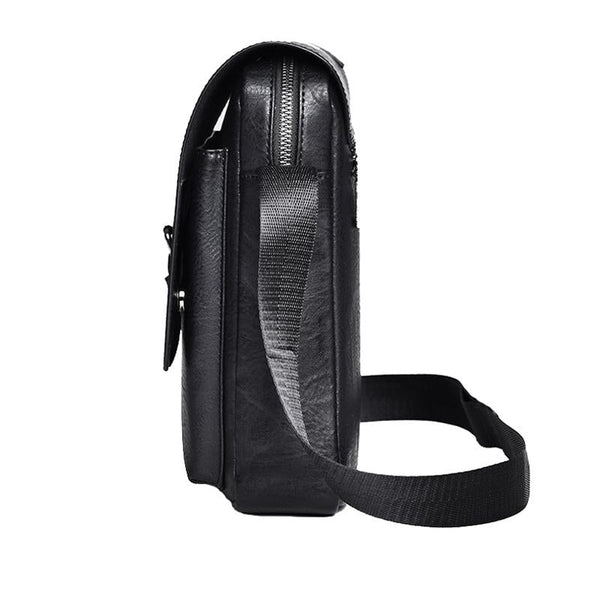 Retro Crossbody Messenger Bag Large Capacity Black Bags